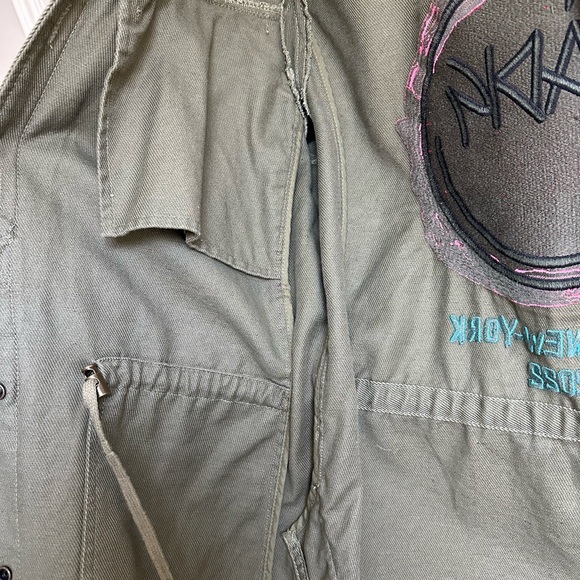 Zadig & Voltaire. Khaki cotton twill jacket / Jean Shirt - Picture 9 of 13